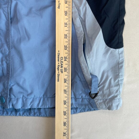 VINTAGE Columbia Challenge Series Jacket Womens L | Blue/Gray Shell - Picture 5 of 7